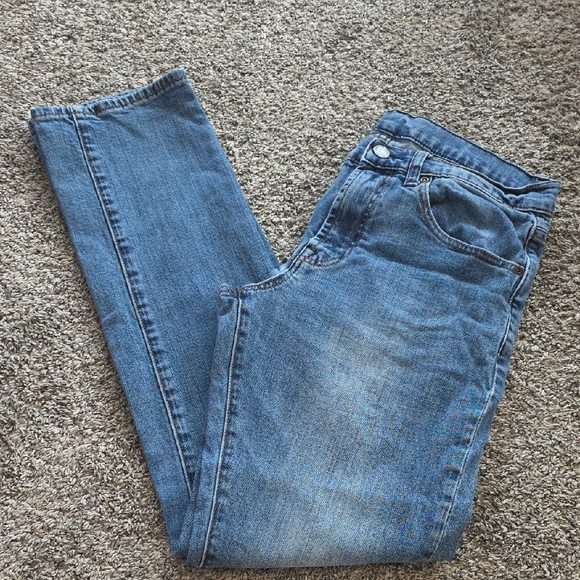 Men's Blue Straight Jeans - Picture 1 of 5